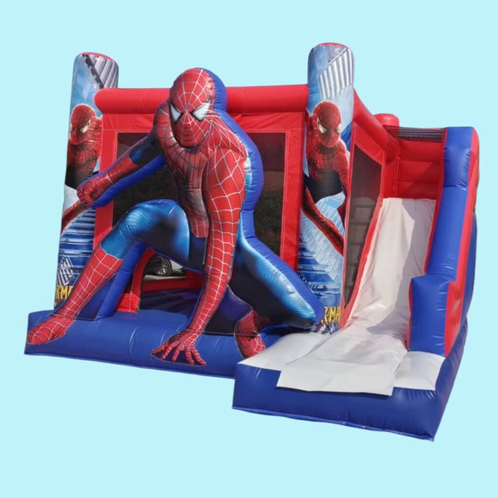 spiderman bouncy castle