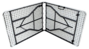 6 ft Folding Table – folds in half